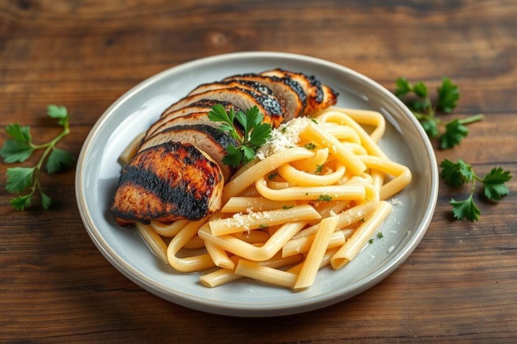 Chicken Breast and Penne Pasta