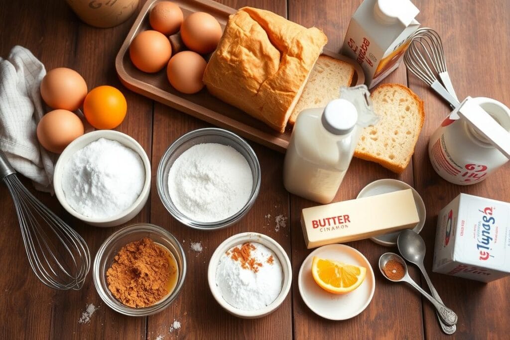 Ingredients for Cinnamon Sugar French Toast Muffins