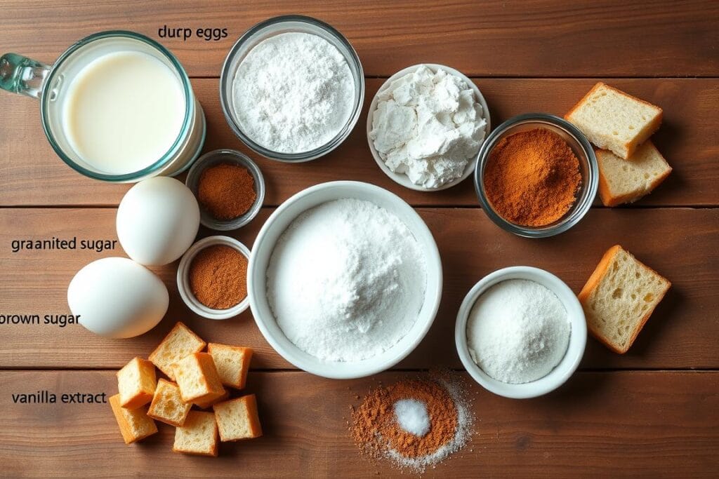 Ingredients for Cinnamon Sugar French Toast Muffins