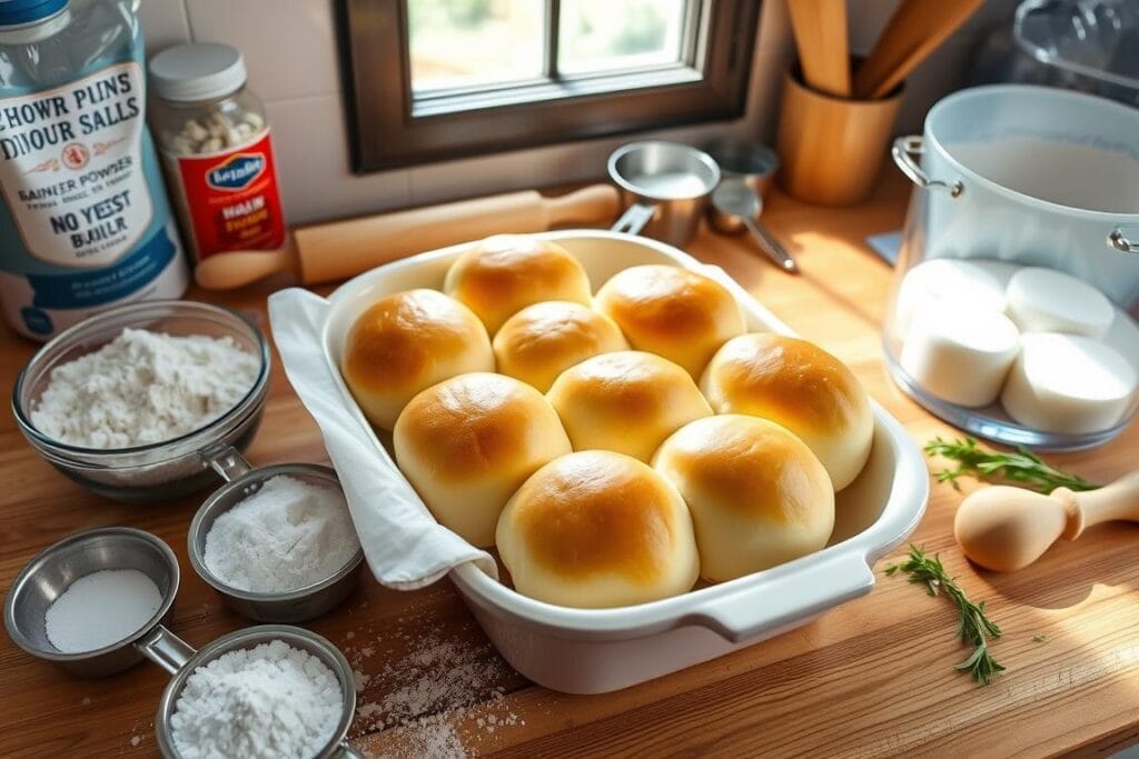 No-Yeast Dinner Rolls Preparation