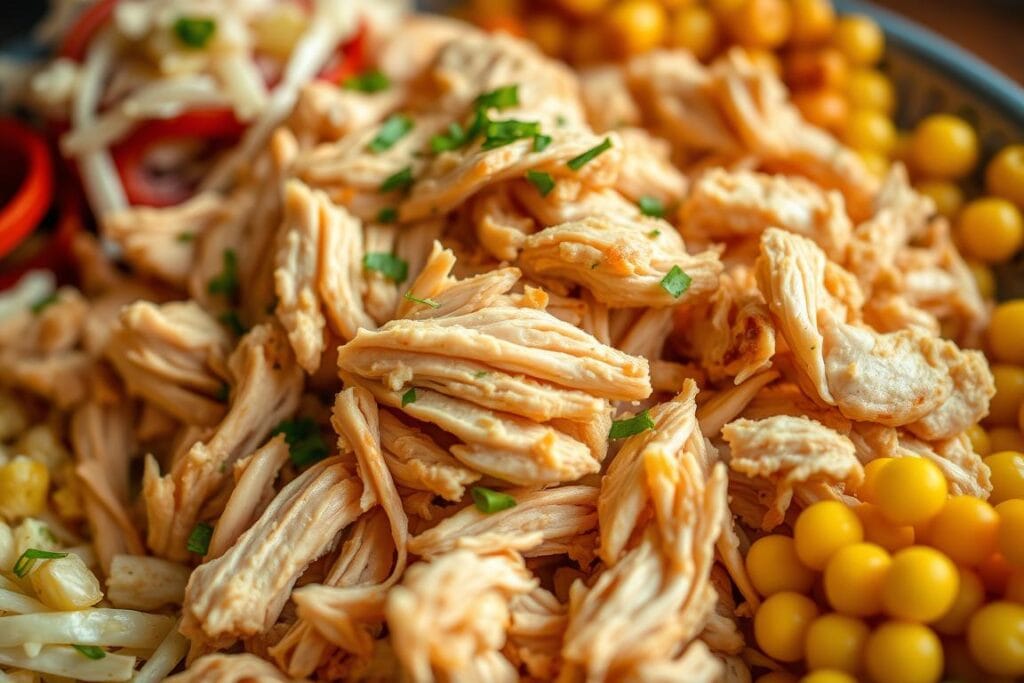 amish shredded chicken sandwiches