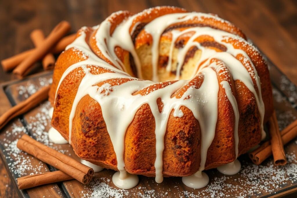 cinnamon roll bundt cake