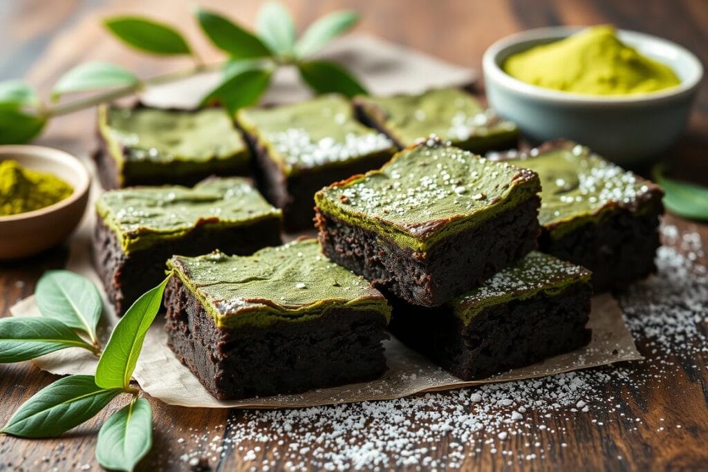 matcha brownies