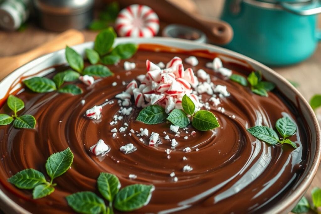 milk chocolate peppermint bark