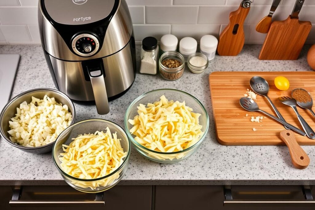 Air Fryer Hash Brown Preparation Equipment