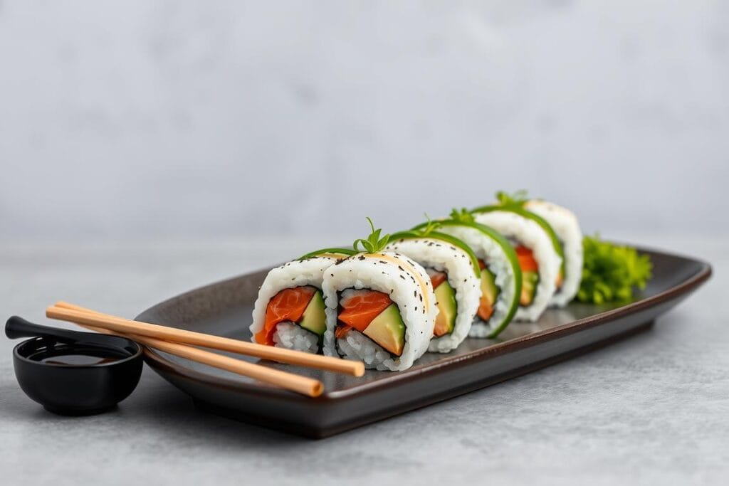 Alaska Roll Sushi Crossword Clue