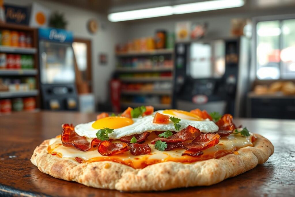 Breakfast Flatbread at Gas Station