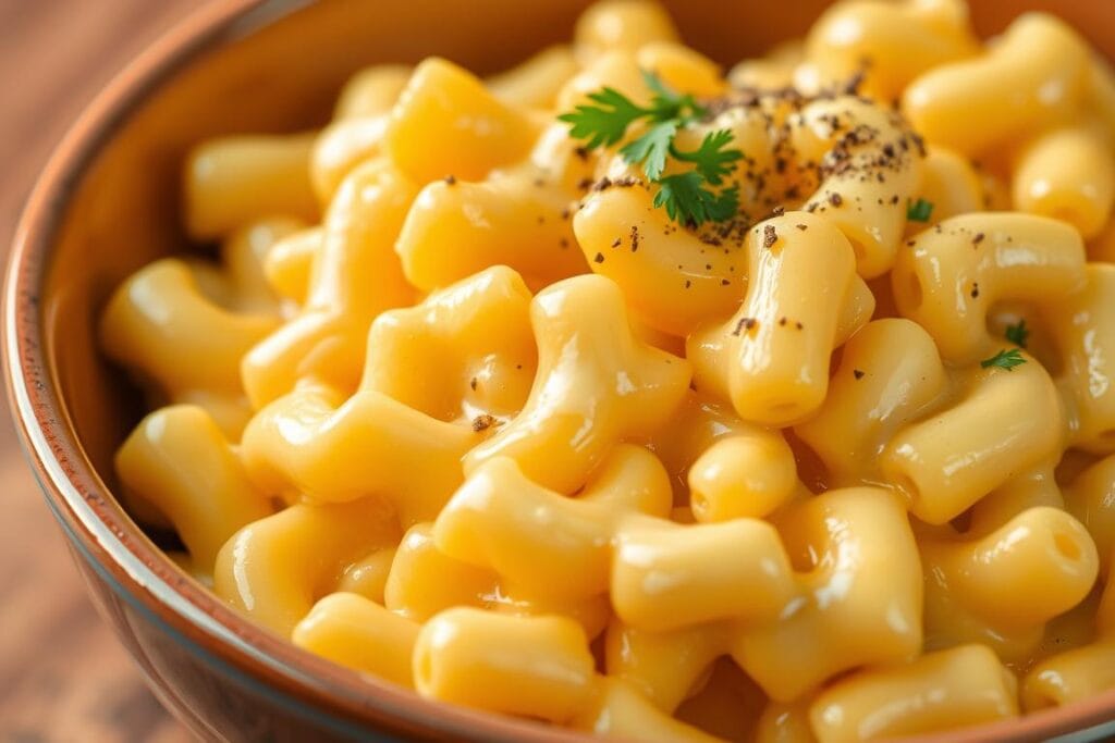 Cheddar Cheese in Mac and Cheese