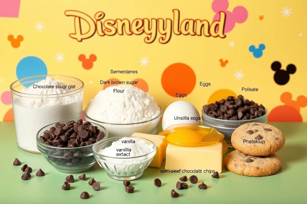 Disney Chocolate Chip Cookie Ingredients