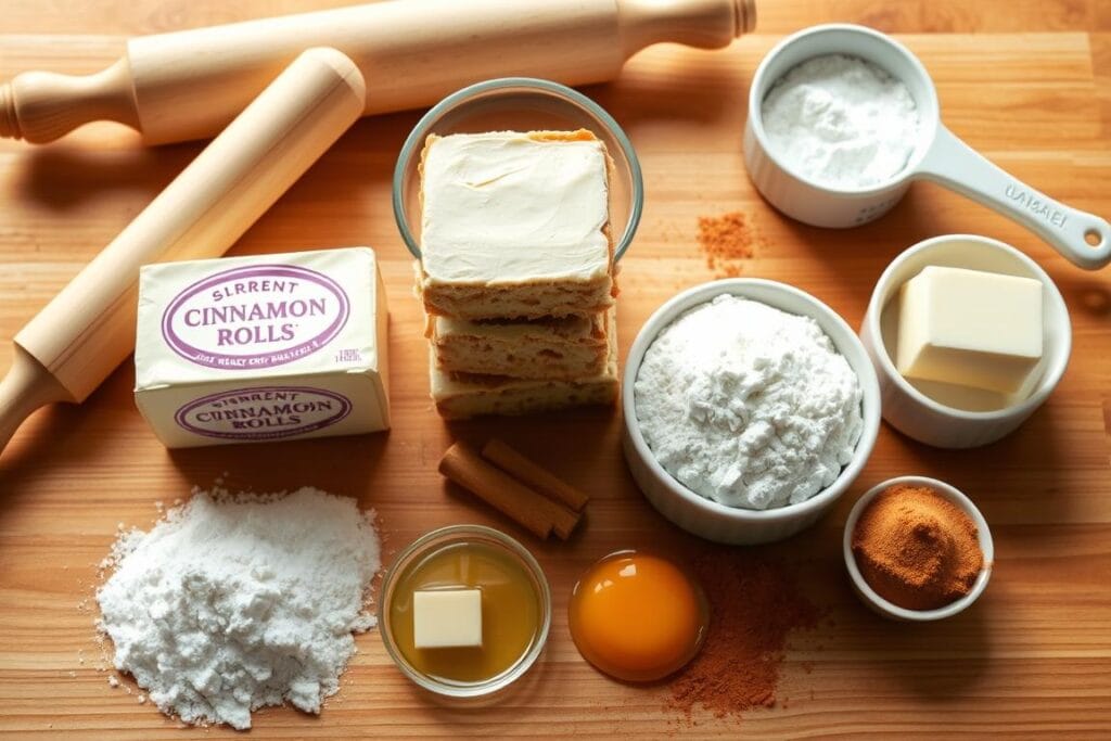 Ingredients for Cinnamon Cheesecake Bars