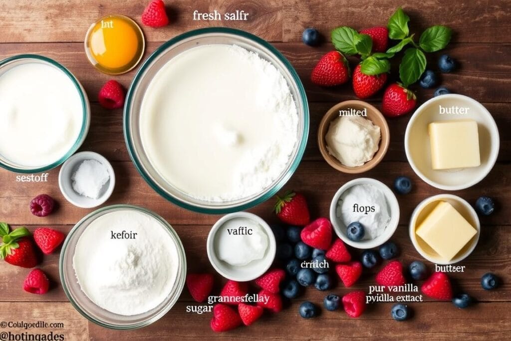 Kefir Sheet Cake Ingredients