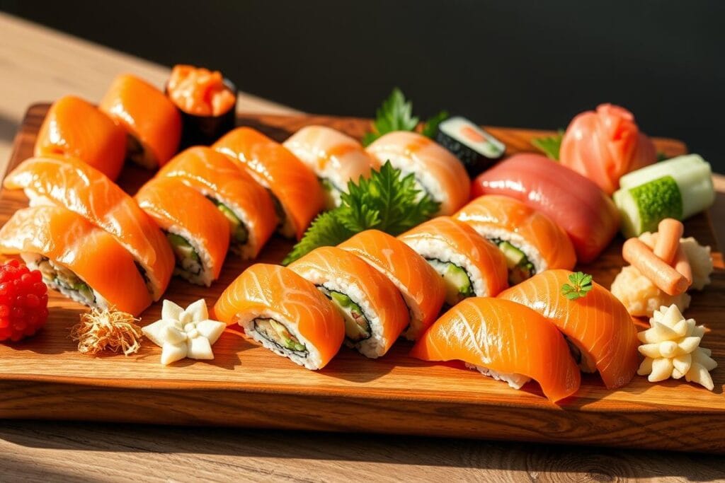 Salmon Sushi Varieties