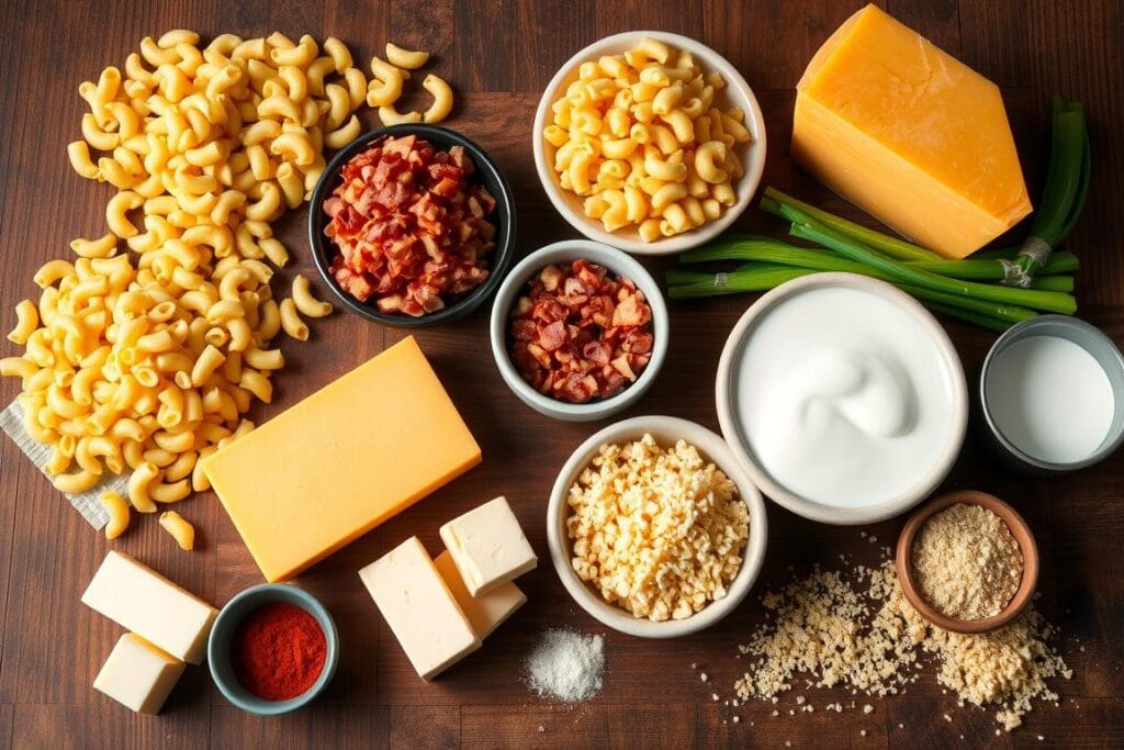 Smoked Mac and Cheese Ingredients