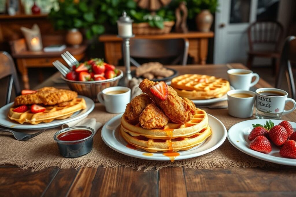 Southern Chicken and Waffles Tradition