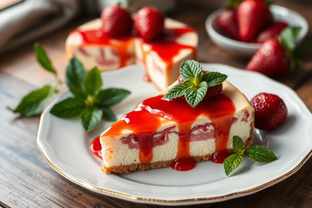 Strawberry Cheesecake Composition