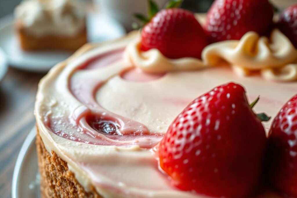 Strawberry Cheesecake Texture