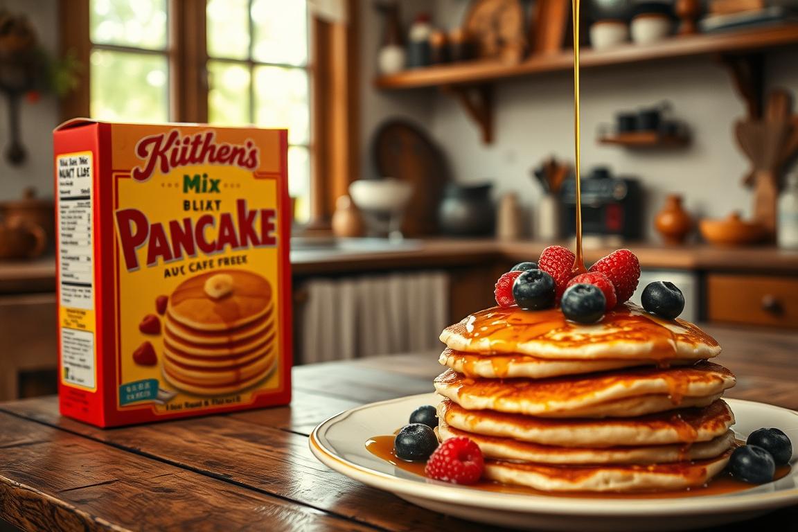 aunt jemima pancake mix​